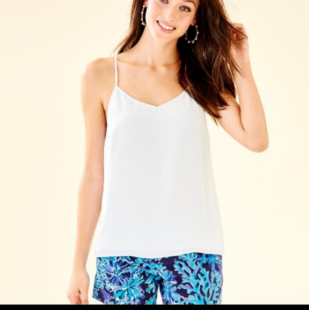 Lilly pulizter white Dusk top